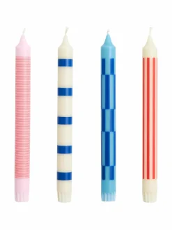 Pattern Crisp Mix -kynttilä 4 kpl