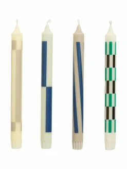 Pattern-kynttilät 4 kpl