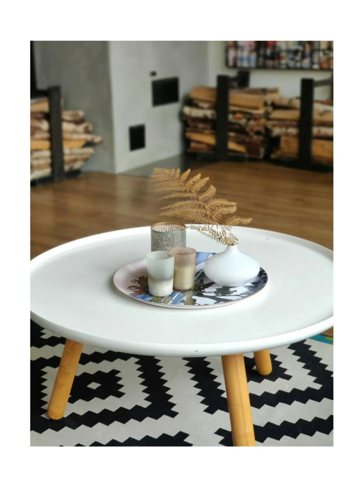 Pyöreä tarjotin Kuninkaanlaavu halk. 35 cm