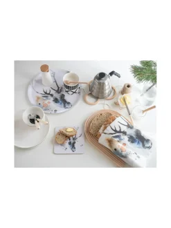 Pyöreä tarjotin Poro halk. 35 cm