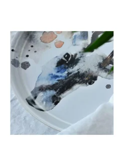 Pyöreä tarjotin Poro halk. 35 cm