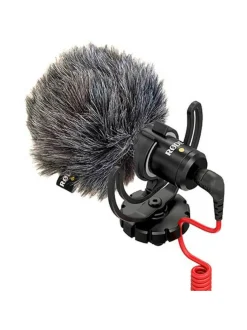 Rode VideoMicro mikrofoni + Rode WS9 tuulisuoja