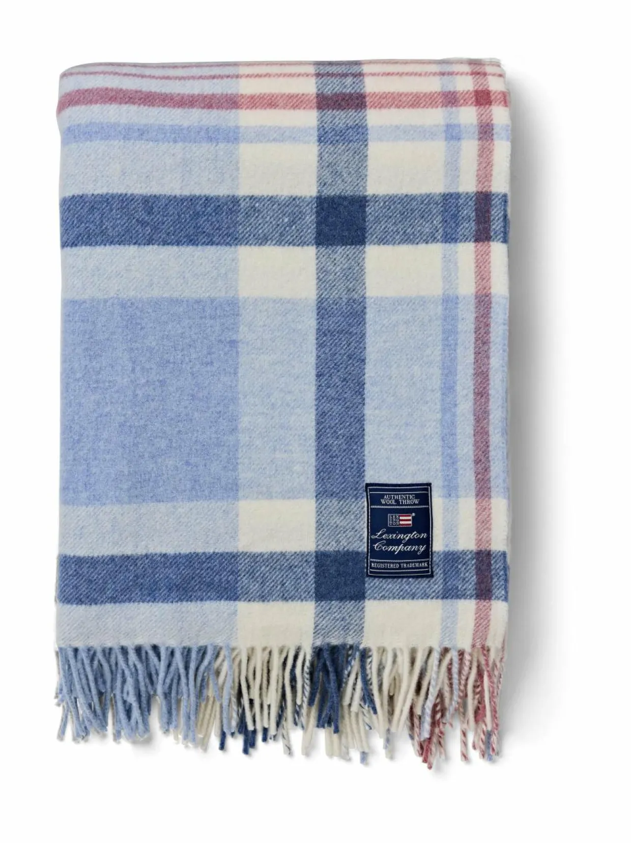 Ruudullinen villapeite 130 x 170 cm