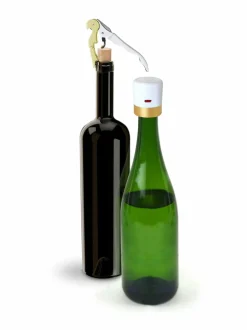 Samppanjan korkki ja pullonavaaja