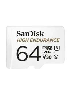 Sandisk High Endurance (U3 / Class 10 / V30) 64GB microSDXC muistikortti