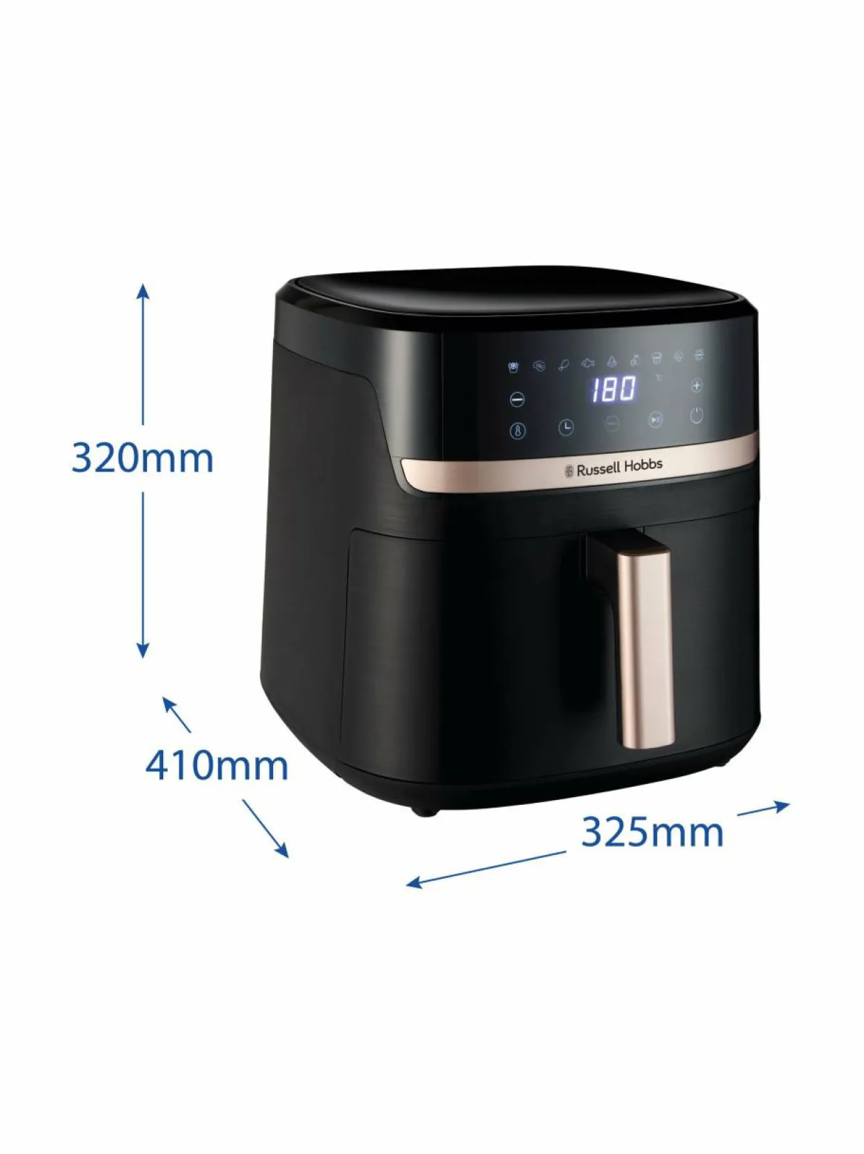 Satisfry Airfryer ilmafriteerauskeitin, 8.3L