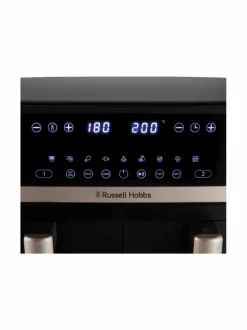 Satisfry Dual Basket 9l Airfryer -kiertoilmakypsennin