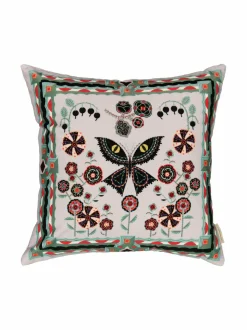 Scary Cat Velvet Cushion Cover -tyynynpäällinen