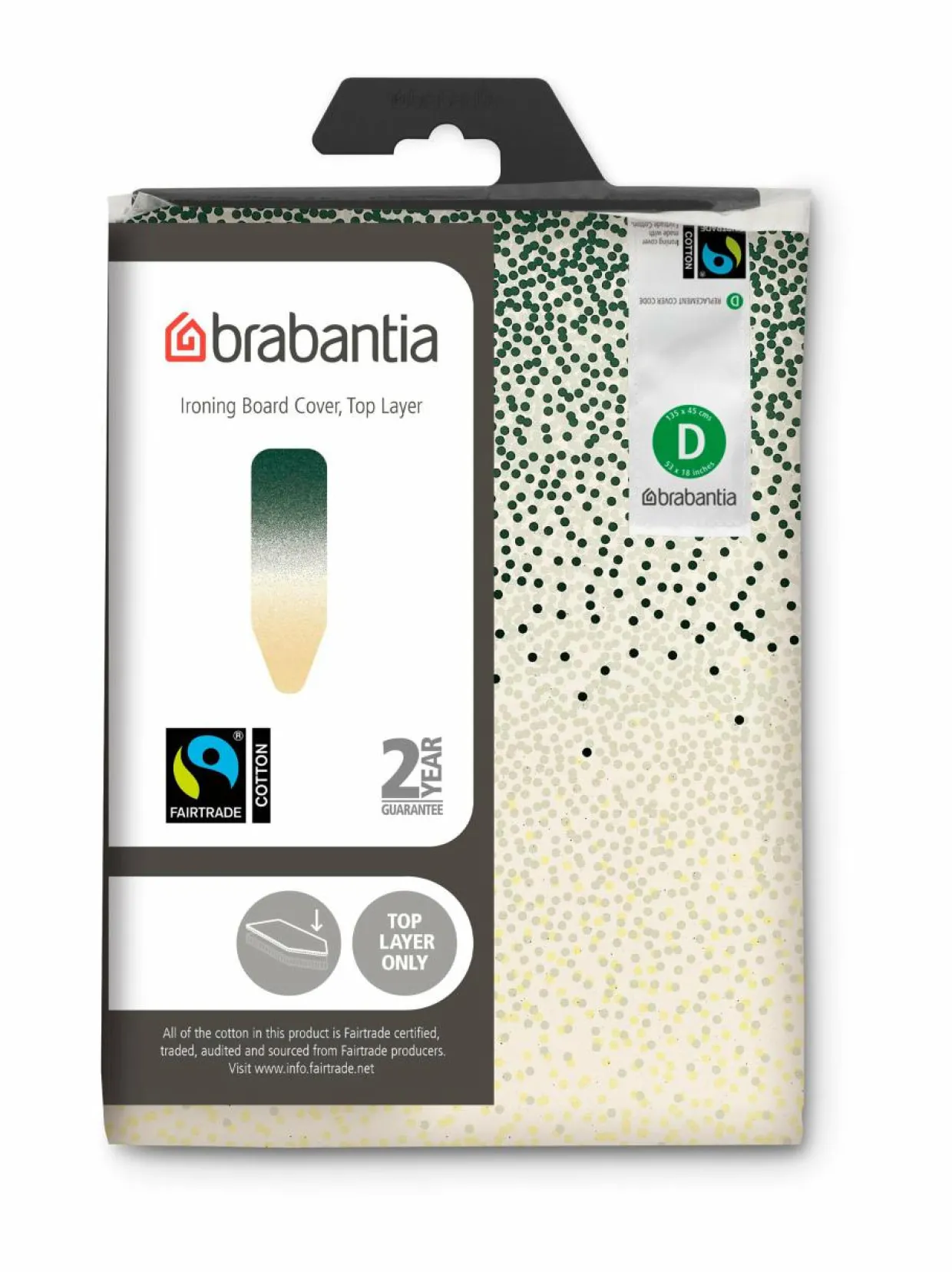 Silityslaudan päällinen D, 135 x 45 cm