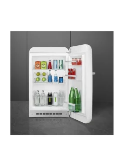 Smeg FAB10HRWH6 Happy Bar jääkaappi, valkoinen oikeakätinen
