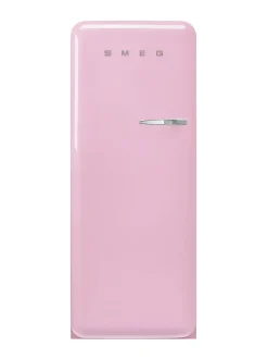 Smeg FAB28LPK5 Jääkaappi, vaaleanpunainen vasenkätinen