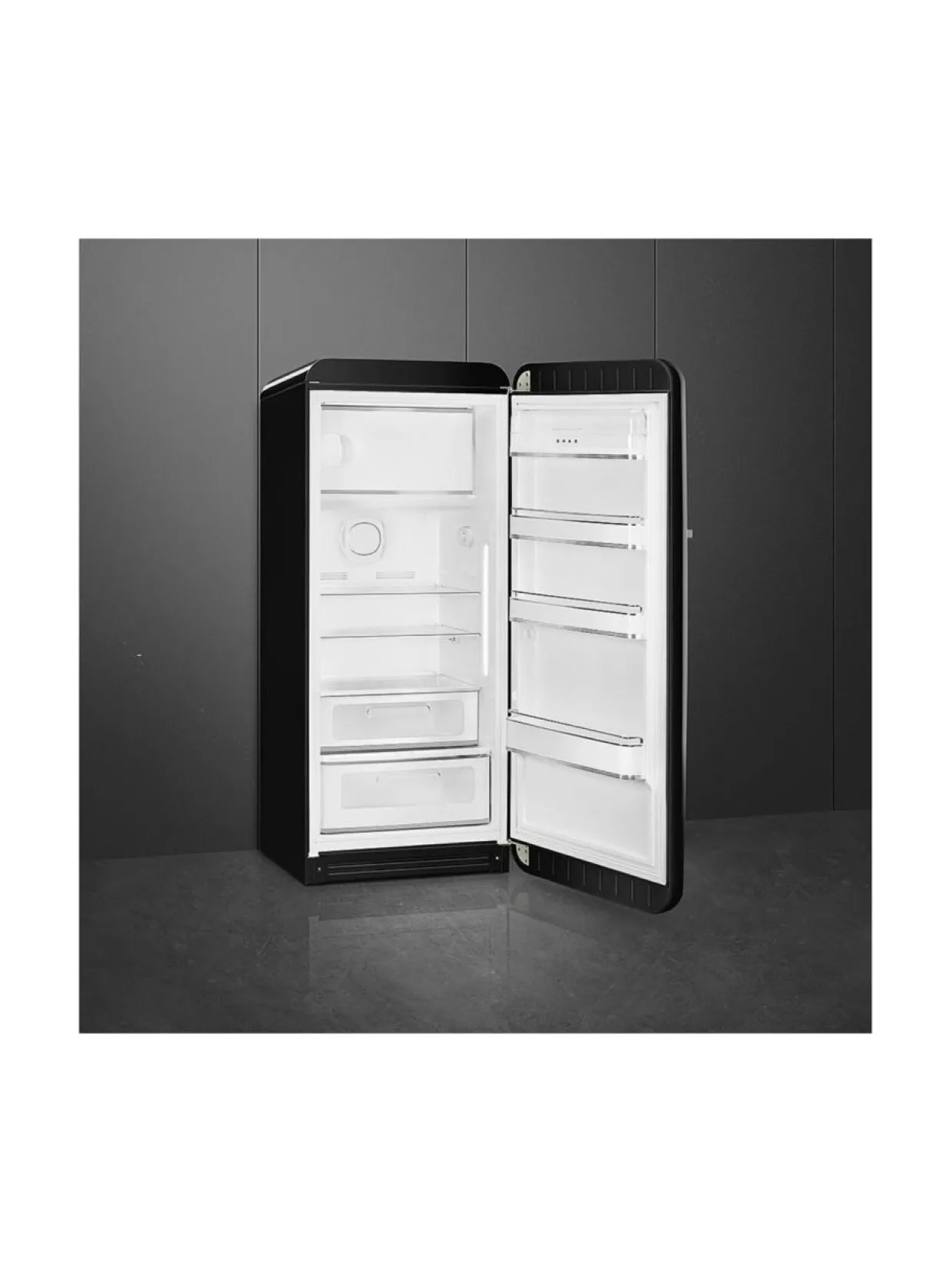 Smeg FAB28RBL5 Jääkaappi, musta oikeakätinen