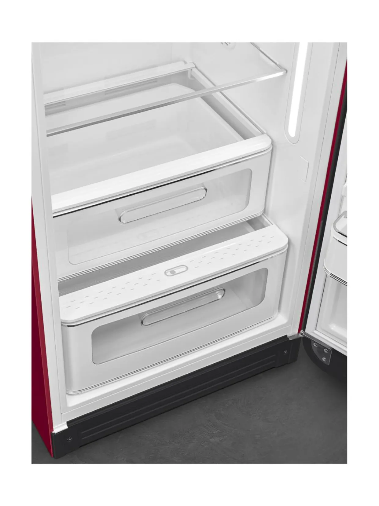 Smeg FAB28RDRB5 Jääkaappi, 'ruby red' oikeakätinen