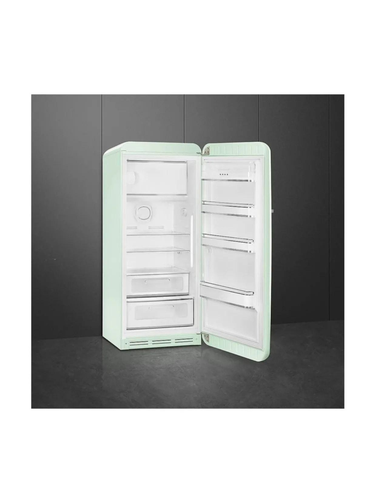 Smeg FAB28RPG5 Jääkaappi, pastellinvihreä oikeakätinen