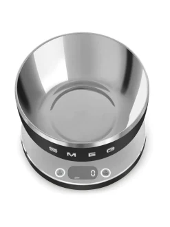 Smeg KSC01BLMWW ladattava keittiövaaka, musta