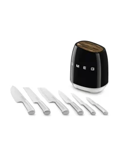 Smeg veitsisetti KBSF02BL musta