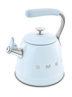 Smeg viheltävä vesipannu WKF01PB, pastellinsininen