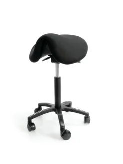 Soft-Satulatuoli, musta kangasverhoilu