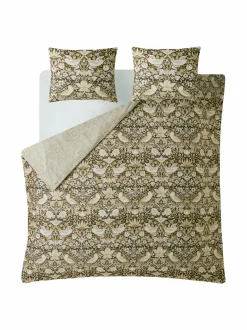 Strawberry Thief -satiinipussilakanasetti