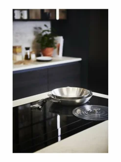 Teräskansi paistinpannulle Ø 20-24 cm