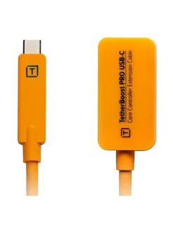 Tether Tools TetherBoost Pro (4,6m) USB Type-C Core Controller jatkokaapeli - Oranssi