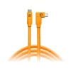 Tether Tools TetherPro (4,6m) USB Type-C to USB Type-C kulmamallinen kaapeli - Oranssi