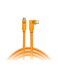 Tether Tools TetherPro (4,6m) USB Type-C to USB Type-C kulmamallinen kaapeli - Oranssi