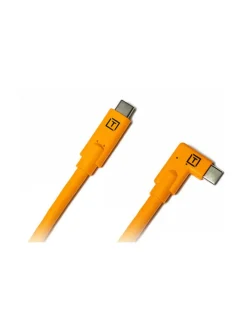 Tether Tools TetherPro (4,6m) USB Type-C to USB Type-C kulmamallinen kaapeli - Oranssi