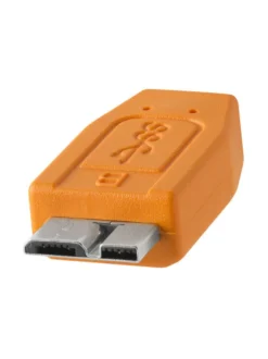 Tether Tools TetherPro (4,6m) USB 3.0 Male Type-A to USB 3.0 Micro-B kaapeli - Oranssi