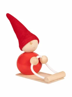 Tonttu Pulkkailija -joulukoriste