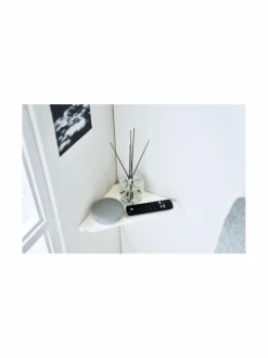 Tower- metallinen kulmahylly 22 x 22 x 3,3 cm