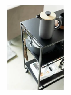 Tower Three-Tier Rolling Server Cart -tarjoiluvaunu 38 x 49 x 81,5 cm