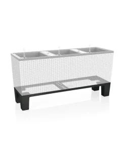 Trio Cottage Hiekka Altakasteluruukku 100x32cm, korkeus 34cm + jalat 15 cm + köynnöskehikko