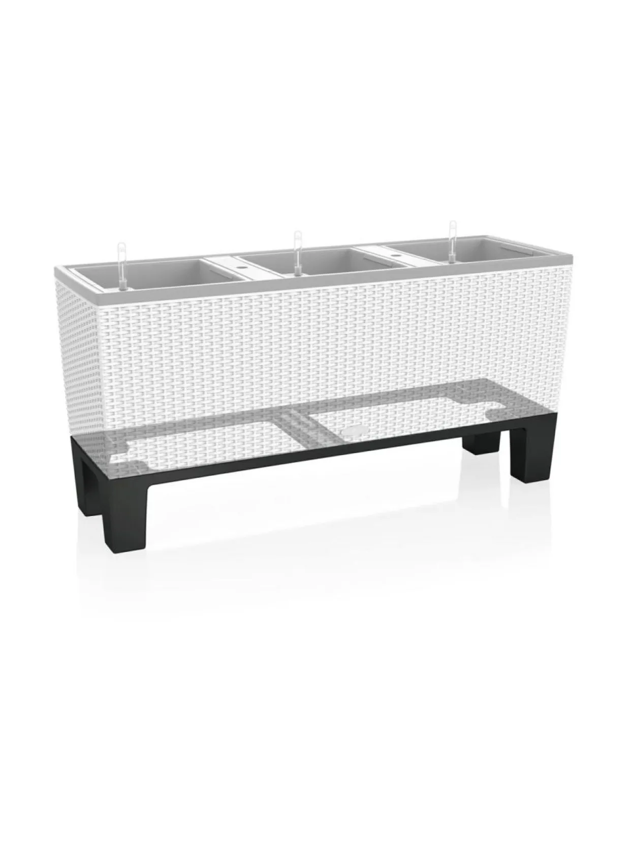 Trio Cottage Hiekka Altakasteluruukku 100x32cm, korkeus 34cm + jalat 15 cm + köynnöskehikko