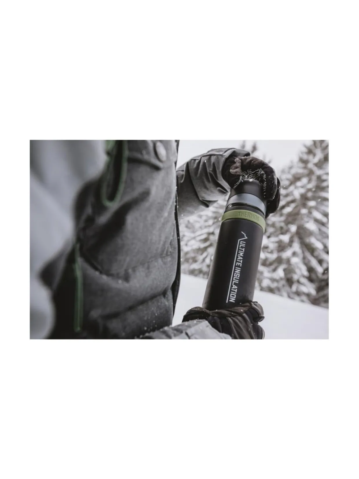 Ultimate termospullo 0,75 l harmaa