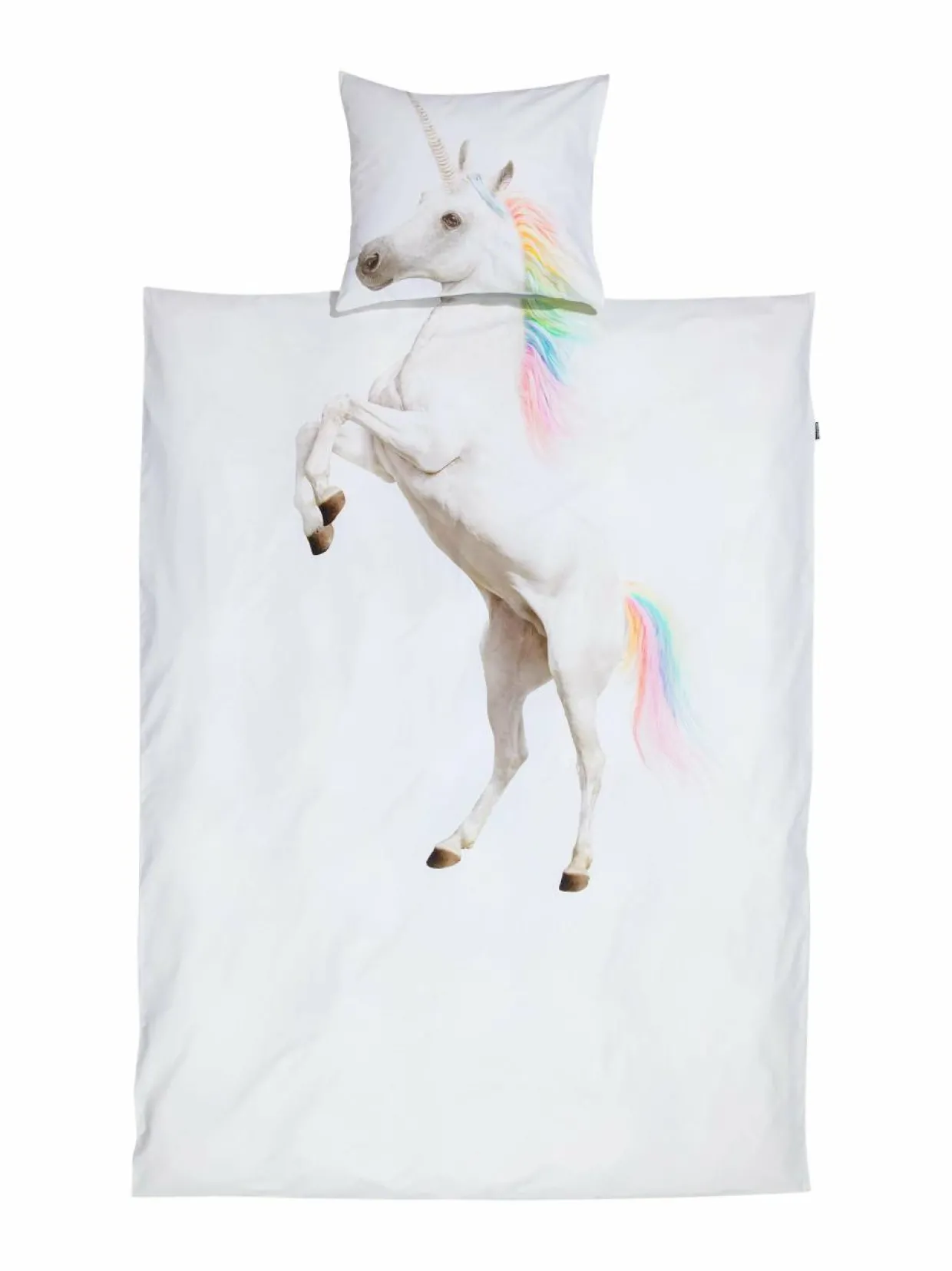 Unicorn-pussilakanasetti 150 x 210 + 50 x 60 cm