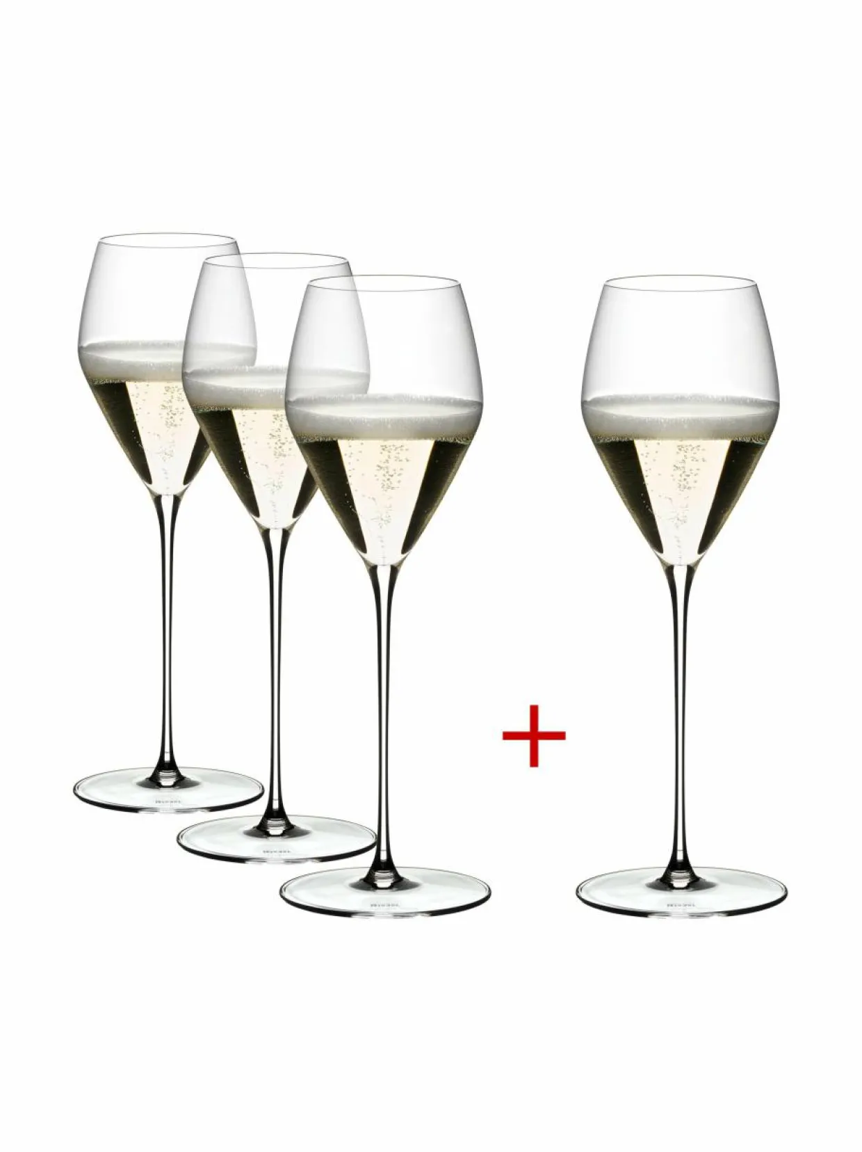 Veloce Champagne -kuohuviinilasit 4 kpl