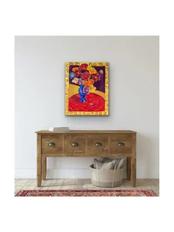 Venus vauhdissa, 55x46cm, akryylimaalaus, Pia Rydman