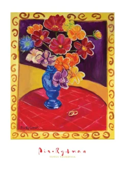 Venus vauhdissa, 55x46cm, akryylimaalaus, Pia Rydman