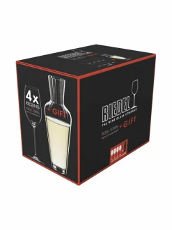 Veritas Riesling - valkoviinilasit ja karahvi