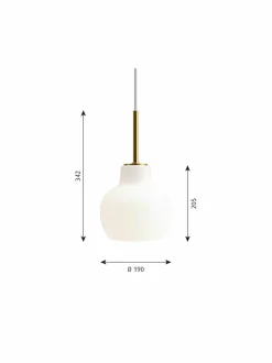 VL Ring Crown -riippuvalaisin Ø 19 cm