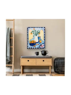 Välipala välimerellä, 73x60 cm, öljyvärimaalaus, Pia Rydman